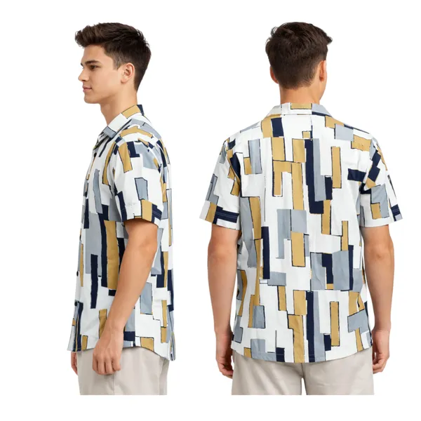 Khaki_Cotton_Fabric_Premium_Printed_Shirt_For_Boys