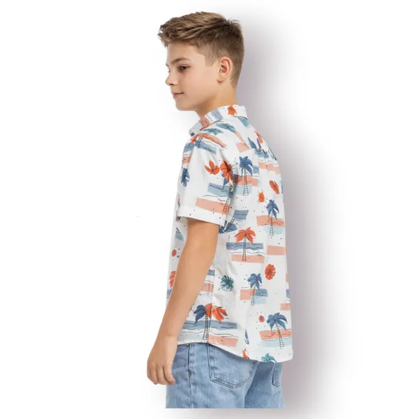 Red_Cotton_Fabric_Premium_Printed_Shirt_For_Boys