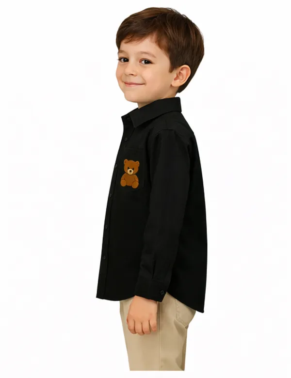 Black_Cotton_Fabric_Premium_Formal_Shirt_For_Boys_&_Girls