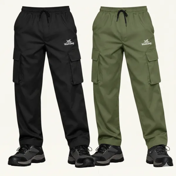 Olive_Green_&_Black_Cotton_Premium_Cargo_Track_Pant_For_Men_(Pack_Of_2)