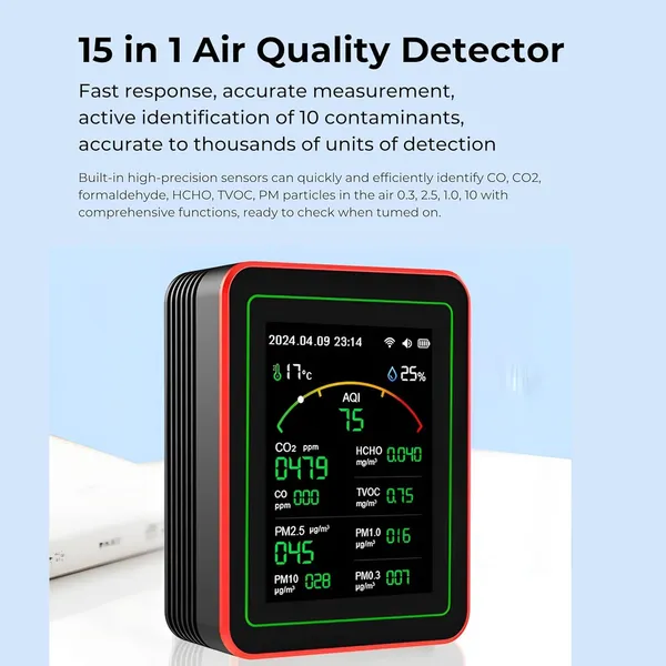 White_Wifi_Smart_Air_Quality_Monitor_With_2.8_Tft_Display_-_Smart_Life_App_Compatible_Indoor_Aqi_Detector_Pollution_Tester_With_Alarm_Function_11_Parameters