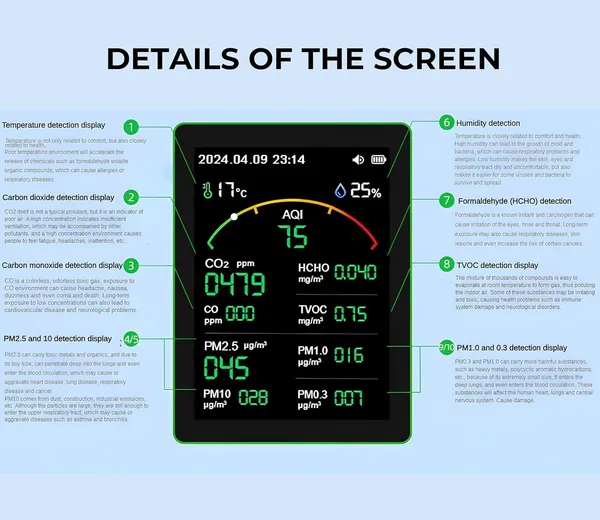 White_Wifi_Smart_Air_Quality_Monitor_With_2.8_Tft_Display_-_Smart_Life_App_Compatible_Indoor_Aqi_Detector_Pollution_Tester_With_Alarm_Function_11_Parameters