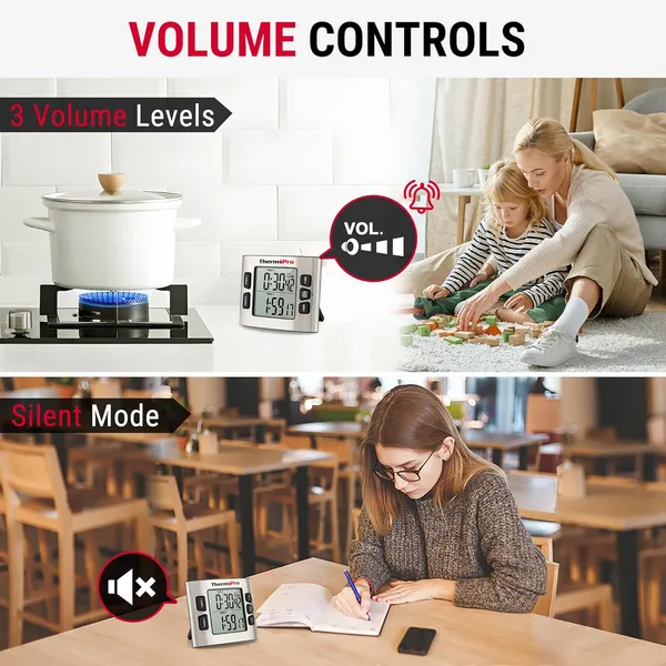 Silver_Tm02_Digital_Kitchen_Timer_With_Dual_Countdown_Stop_Watches,_Magnetic_Clock,_Adjustable_Loud_Alarm,_Backlight_Lcd_Big_Digits,_24_Hour_For_Kids_Teachers