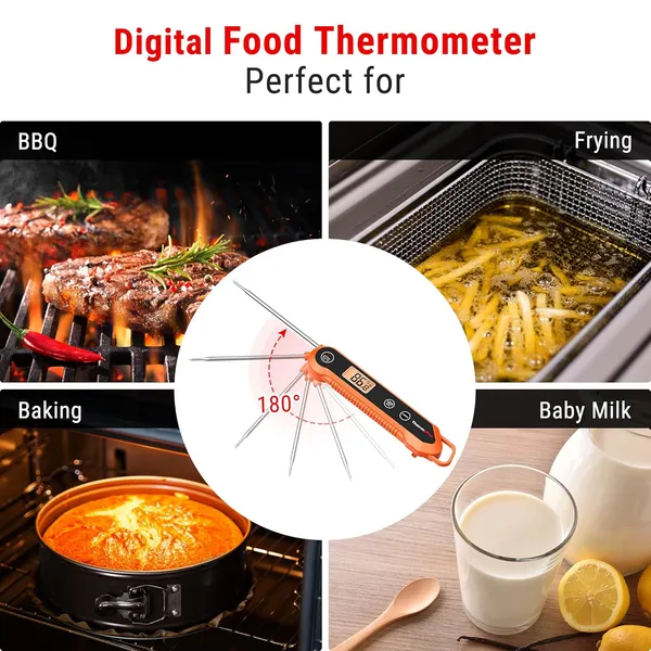 Orange_Plastic_Digital_Instant_Read_Meat_Thermometer_For_Grilling_Waterproof_Kitchen_Food_Thermometer_With_Calibration_&_Backlight_Smoker_Oil_Fry_Candy_Thermometer