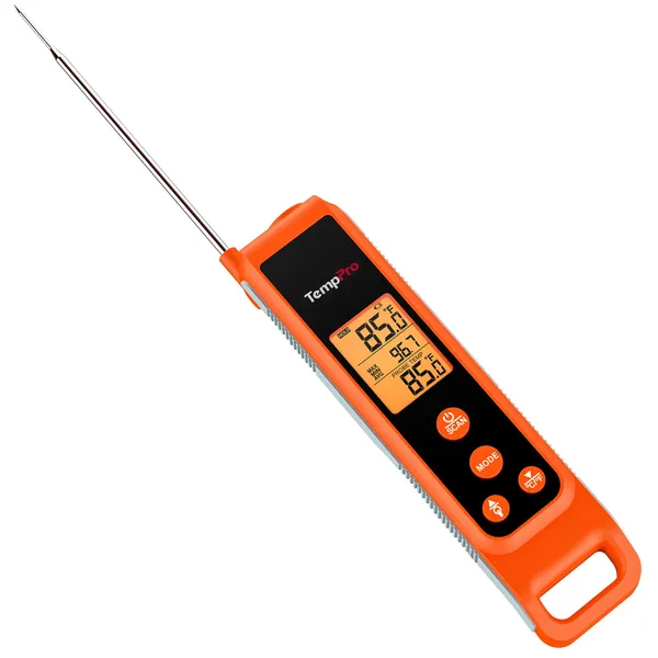 Orange_Tp420_2-In-1_Instant_Read_Thermometer_For_Cooking,_Infrared_Thermometer_Cooking_Thermometer_With_Meat_Probe,_Non-Contact_Laser_Meat_Thermometer_For_Griddle_Grill_Pizza_Oven_Hvac_Pool