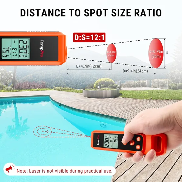 Orange_Tp420_2-In-1_Instant_Read_Thermometer_For_Cooking,_Infrared_Thermometer_Cooking_Thermometer_With_Meat_Probe,_Non-Contact_Laser_Meat_Thermometer_For_Griddle_Grill_Pizza_Oven_Hvac_Pool