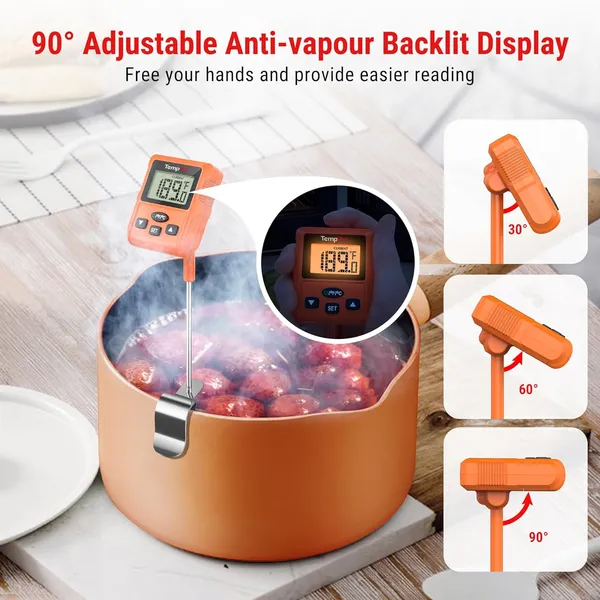 Orange_Plastic_Tp511_Digital_Instant_Read_Kitchen_Food_Thermometer,Deep_Fry_Candy_Thermometer_With_Pot_Clip_&_Backlight_&_8"_Long_Probe_Cooking_Thermometer_For_Frying_Oil,Liquids,Sugar,Meat,Bbq