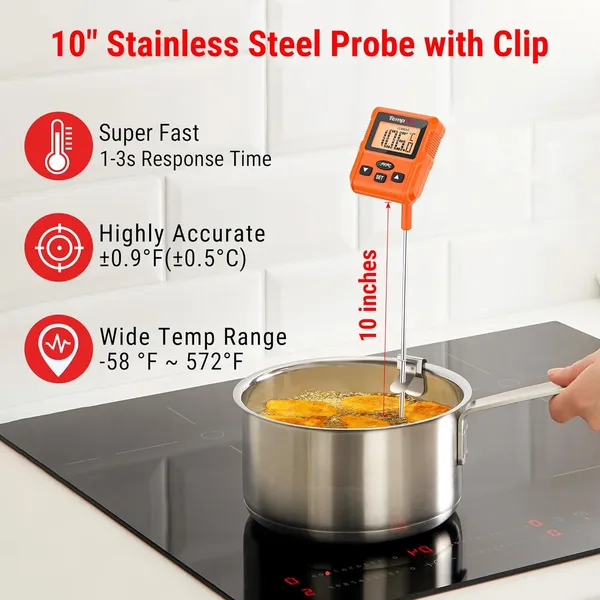 Orange_Plastic_Tp511_Digital_Instant_Read_Kitchen_Food_Thermometer,Deep_Fry_Candy_Thermometer_With_Pot_Clip_&_Backlight_&_8"_Long_Probe_Cooking_Thermometer_For_Frying_Oil,Liquids,Sugar,Meat,Bbq