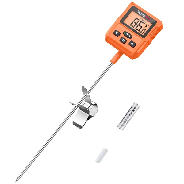 Orange_Plastic_Tp511_Digital_Instant_Read_Kitchen_Food_Thermometer,Deep_Fry_Candy_Thermometer_With_Pot_Clip_&_Backlight_&_8"_Long_Probe_Cooking_Thermometer_For_Frying_Oil,Liquids,Sugar,Meat,Bbq