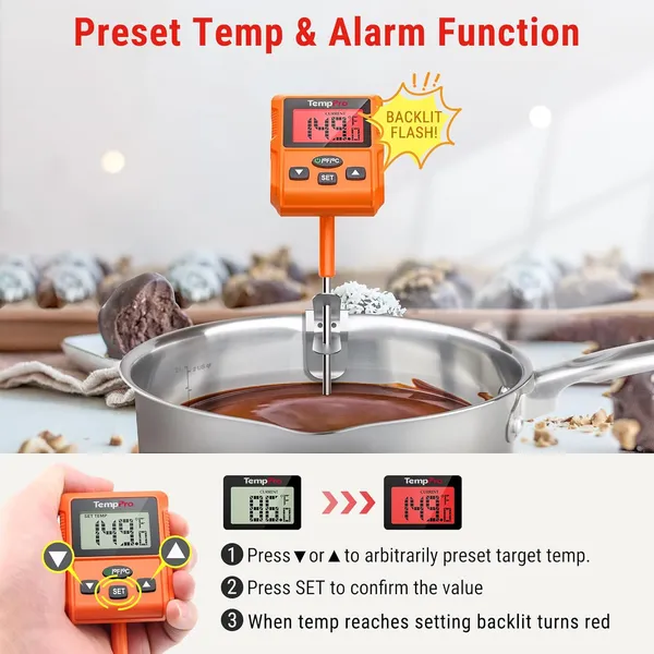 Orange_Plastic_Tp511_Digital_Instant_Read_Kitchen_Food_Thermometer,Deep_Fry_Candy_Thermometer_With_Pot_Clip_&_Backlight_&_8"_Long_Probe_Cooking_Thermometer_For_Frying_Oil,Liquids,Sugar,Meat,Bbq