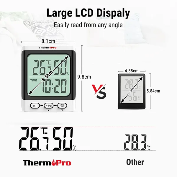 TP152_Digital_Temperature_and_Humidity_Monitor_Digital_Hygrometer_with_Temperature,_Humidity_and_Clock_LCD_Display
