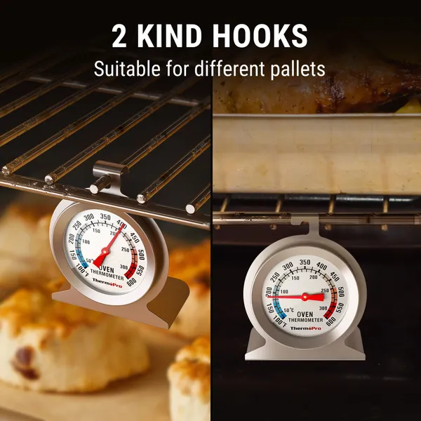 ThermoPro_AT200_Oven_Thermometer_for_Gas_Smoker_Temperature_Gauge_with_Stainless_Steel_Instant_Read_Cooking_Thermometer