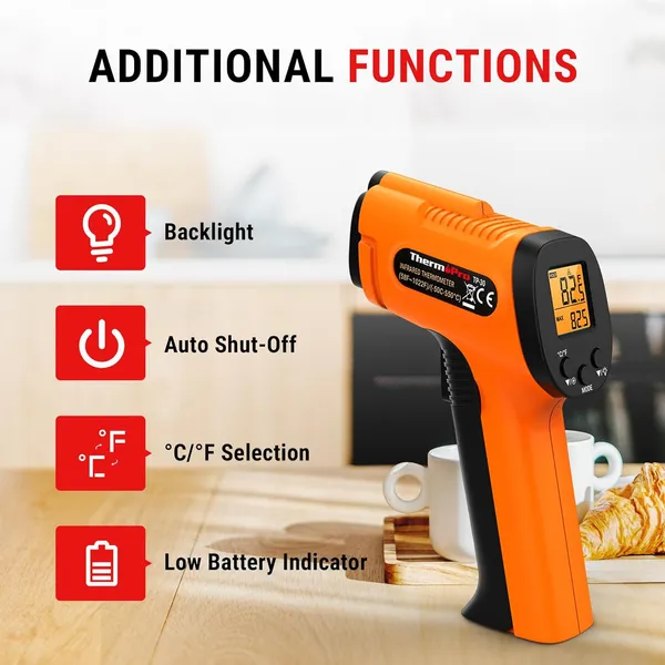 ThermoPro_TP30_Industrial_Digital_Infrared_Thermometer_with_Spot_Ration_12:1_and_Temp_Range_-50_to_550_Deg_C