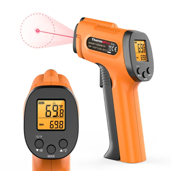 ThermoPro_TP30_Industrial_Digital_Infrared_Thermometer_with_Spot_Ration_12:1_and_Temp_Range_-50_to_550_Deg_C