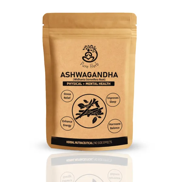 Pure_Herb_Ashwagandha_Powder_–_Withania_Somnifera_Root_–_Natural_Stress_Relief,_Energy_&_Vitality_Support_–_Ayurvedic_Herbal_Supplement_–_150gm