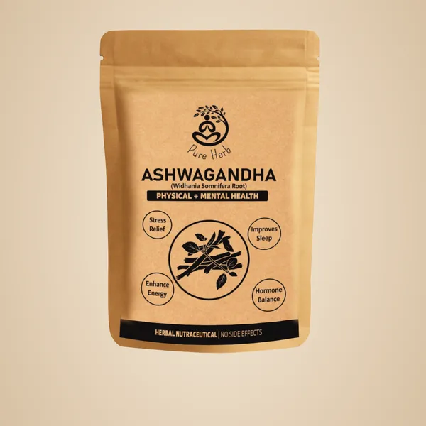 Pure_Herb_Ashwagandha_Powder_–_Withania_Somnifera_Root_–_Natural_Stress_Relief,_Energy_&_Vitality_Support_–_Ayurvedic_Herbal_Supplement_–_150gm