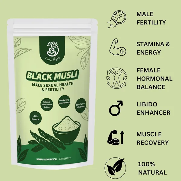 Pure_Herb_Premium_Black_Musli_Powder_by_Alchemy_Ayurcare_|_100%_Pure_&_Natural_Curculigo_Orchioides_|_Strength,_Stamina_&_Vitality_Booster_|_Ayurvedic_Wellness_&_Reproductive_Health_Support_|_150g