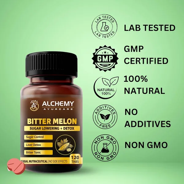 Bitter_Melon_Extract_Tablets_by_Alchemy_Ayurcare_–_1000mg_Potent_Momordica_Charantia_–_Natural_Blood_Sugar_Support_Supplement_–_Glucose_Metabolism_&_Detox_–_120_Vegan_Tablets_–_Non-GMO