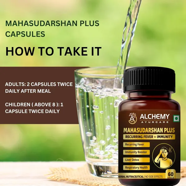 Mahasudarshan_Plus_Capsules_By_Alchemy_Ayurcare_–_Immunity_Booster_&_Detox_Formula_–_Fever_Support,_Liver_Cleanse,_Antioxidant_Herbs_–_100%_Herbal,_High_Potency_–_60_Veg_Capsules