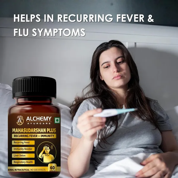 Mahasudarshan_Plus_Capsules_By_Alchemy_Ayurcare_–_Immunity_Booster_&_Detox_Formula_–_Fever_Support,_Liver_Cleanse,_Antioxidant_Herbs_–_100%_Herbal,_High_Potency_–_60_Veg_Capsules