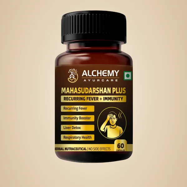 Mahasudarshan_Plus_Capsules_By_Alchemy_Ayurcare_–_Immunity_Booster_&_Detox_Formula_–_Fever_Support,_Liver_Cleanse,_Antioxidant_Herbs_–_100%_Herbal,_High_Potency_–_60_Veg_Capsules
