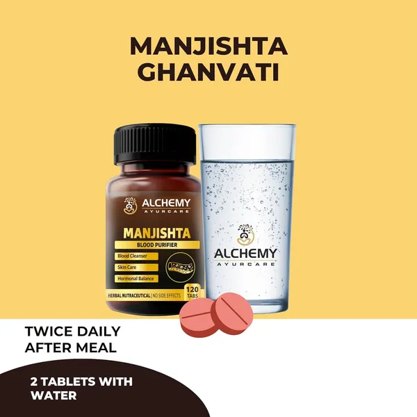 Manjishtha_Extract_Tablets_by_Alchemy_Ayurcare_–_700mg_per_Serving_–_Premium_Ayurvedic_Blood_Purifier_&_Skin_Detox_–_Supports_Liver,_Lymphatic_Health_&_Complexion_–_120_Vegan_Tablets