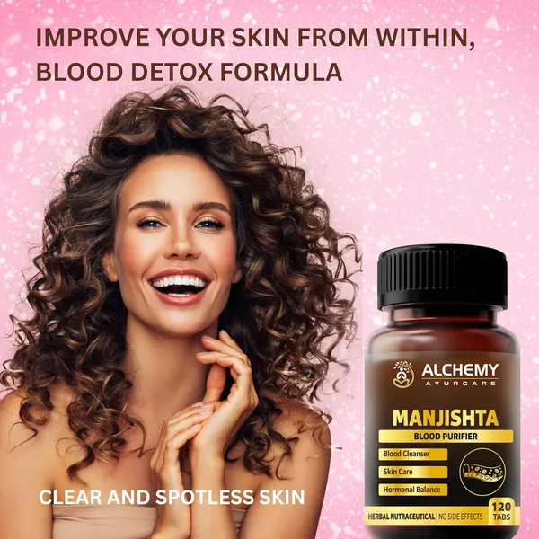 Manjishtha_Extract_Tablets_by_Alchemy_Ayurcare_–_700mg_per_Serving_–_Premium_Ayurvedic_Blood_Purifier_&_Skin_Detox_–_Supports_Liver,_Lymphatic_Health_&_Complexion_–_120_Vegan_Tablets