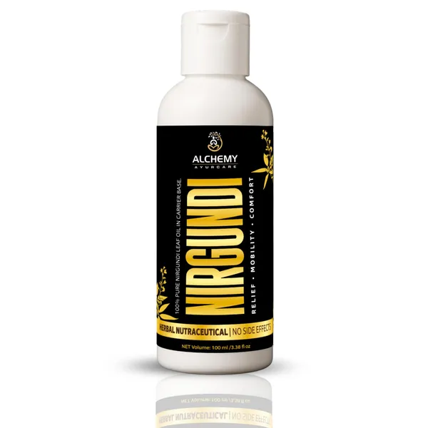Nirgundi_Oil_by_Alchemy_Ayurcare_|_Ayurvedic_Pain_Relief,_Anti-Inflammatory_&_Skin_Care_|_Relieves_Joint,_Muscle_&_Back_Pain_|_Helps_in_Scalp_Infection,_Dandruff_&_Skin_Itching_|_Natural_Vitex_Negundo_Oil_100ml