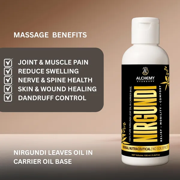 Nirgundi_Oil_by_Alchemy_Ayurcare_|_Ayurvedic_Pain_Relief,_Anti-Inflammatory_&_Skin_Care_|_Relieves_Joint,_Muscle_&_Back_Pain_|_Helps_in_Scalp_Infection,_Dandruff_&_Skin_Itching_|_Natural_Vitex_Negundo_Oil_100ml