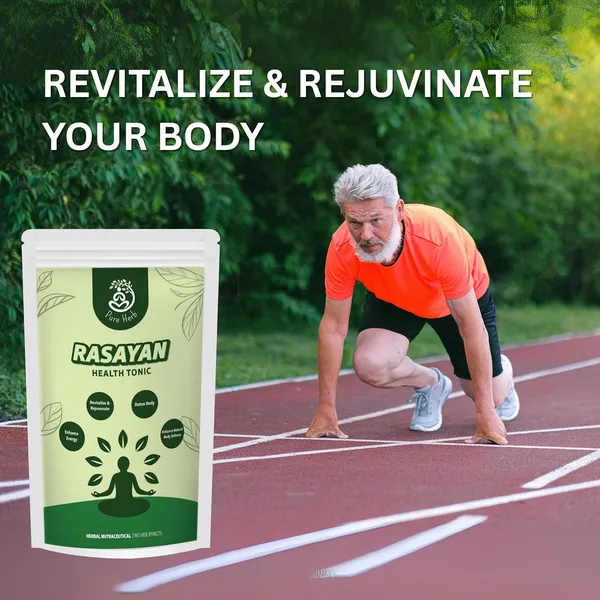 Pure_Herb_Rasayan_Powder_by_Alchemy_Ayurcare_–_Premium_Ayurvedic_Rejuvenator_–_Herbal_Tonic_for_Vitality,_Strength_&_Immunity_–_100%_Natural_&_Vegan_–_100g