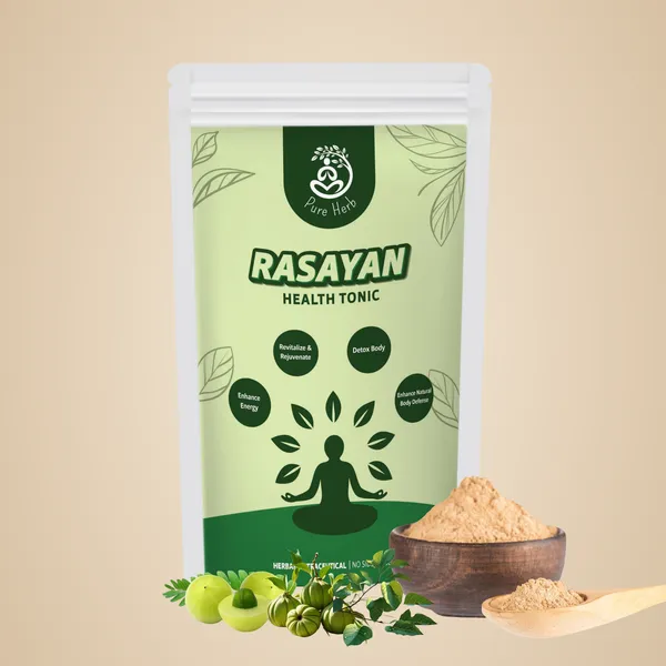 Pure_Herb_Rasayan_Powder_by_Alchemy_Ayurcare_–_Premium_Ayurvedic_Rejuvenator_–_Herbal_Tonic_for_Vitality,_Strength_&_Immunity_–_100%_Natural_&_Vegan_–_100g