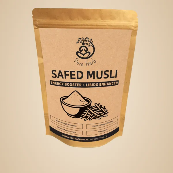 Pure_Herb_Premium_White_Musli_Powder_by_Alchemy_Ayurcare_|_100%_Natural_Safed_Musli_(Chlorophytum_borivilianum)_|_Strength,_Stamina_&_Vitality_Male_Fertility_Testosterone_Booster_|_Ayurvedic_Rejuvenator_&_Wellness_Support_|_75g