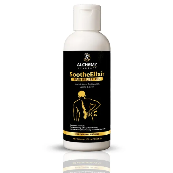 Soothe_Elixir_Pain_Relief_Oil_–_Ayurvedic_Muscle_&_Joint_Massage_Oil_for_Back,_Knee,_Shoulder_&_Body_Pain_Relief_–_100%_Natural_Herbal_Blend_with_Eucalyptus,_Wintergreen_&_Mahanarayan_–_Fast_Absorption,_Deep_Relief_–_100_ml