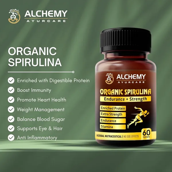 Organic_Spirulina_Tablets_by_Alchemy_Ayurcare_–_100%_Pure,_Non-GMO_Superfood_–_Natural_Energy,_Detox_&_Immune_Support_–_Vegan,_Cold-Pressed_Green_Algae_–_500mg_–_60_Tablets