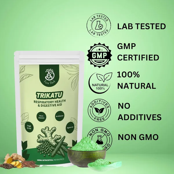 PureHerb_Trikatu_Churna_–_Ayurvedic_Blend_of_Black_Pepper,_Long_Pepper_&_Dry_Ginger_–_Supports_Digestion,_Metabolism_&_Respiratory_Health_–_100g_Herbal_Powder