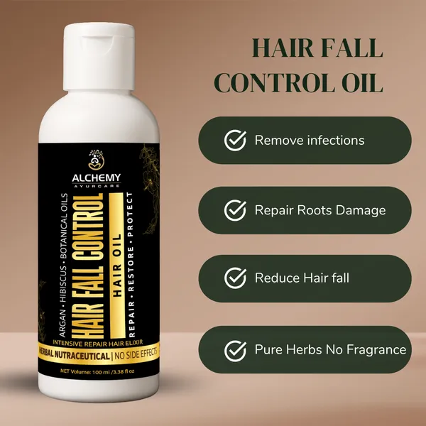 Hair_Fall_Control_Hair_Oil_with_Argan_Oil_&_Hibiscus_–_Natural_Herbal_Oil_for_Damaged_Hair_|_Helps_Reduce_Hair_Breakage_&_Strengthen_Roots_|_No_Artificial_Fragrance_|_Alchemy_Ayurcare_100_ml