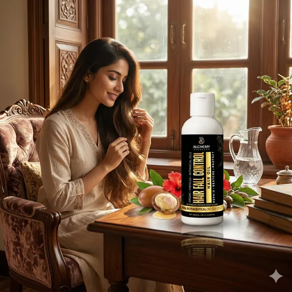 Hair_Fall_Control_Hair_Oil_with_Argan_Oil_&_Hibiscus_–_Natural_Herbal_Oil_for_Damaged_Hair_|_Helps_Reduce_Hair_Breakage_&_Strengthen_Roots_|_No_Artificial_Fragrance_|_Alchemy_Ayurcare_100_ml