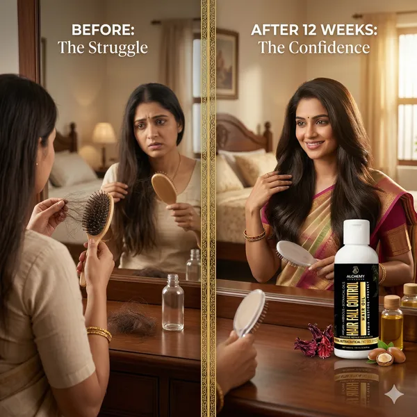 Hair_Fall_Control_Hair_Oil_with_Argan_Oil_&_Hibiscus_–_Natural_Herbal_Oil_for_Damaged_Hair_|_Helps_Reduce_Hair_Breakage_&_Strengthen_Roots_|_No_Artificial_Fragrance_|_Alchemy_Ayurcare_100_ml