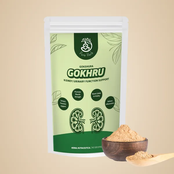 Pure_Herb_Premium_Gokharu_Powder_By_Alchemy_Ayurcare_|_100%_Pure_&_Natural_Tribulus_terrestris_|_Supports_Strength,_Stamina_&_Vitality_|_Herbal_Testosterone_&_Muscle_Support_|_100g
