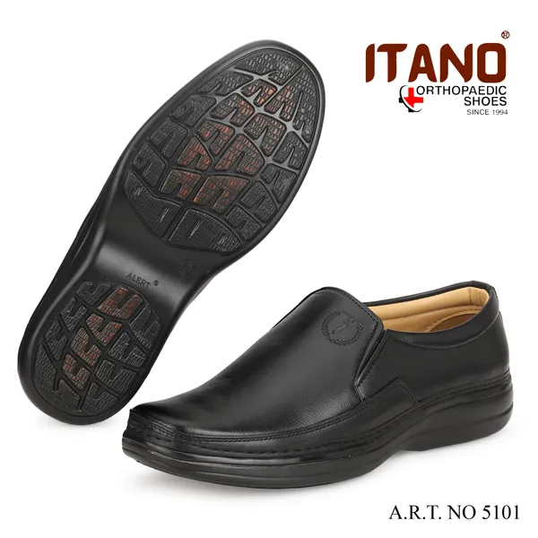Black_Orthopaedic_Comfort_Slip_On_Formal_Shoes_For_Men
