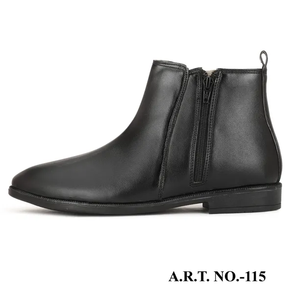 Black_Chelsea_Boots_With_Side_Zipper_Formal_And_Casual_Ankle_Boots_For_Men
