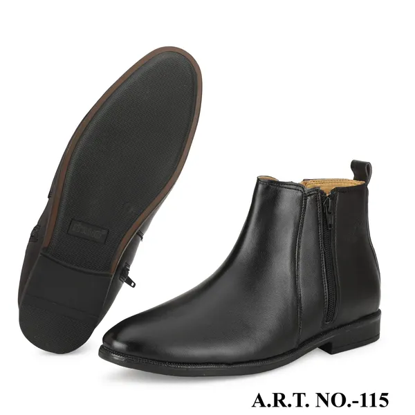 Black_Chelsea_Boots_With_Side_Zipper_Formal_And_Casual_Ankle_Boots_For_Men