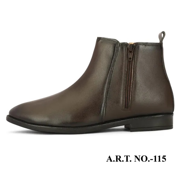 Dark_Brown_Leather_Chelsea_Boots_With_Zipper_For_Men