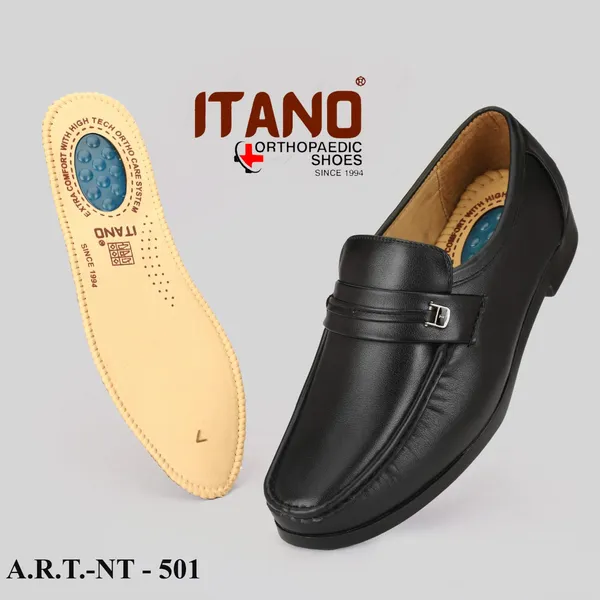 Black_Orthopaedic_Shoes_Formal_Slip_On_With_Shock_Absorbing_Sole_Model_For_Men