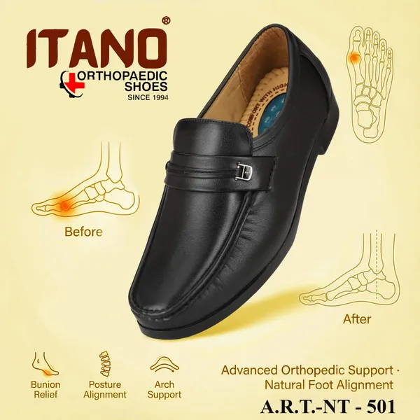 Black_Orthopaedic_Shoes_Formal_Slip_On_With_Shock_Absorbing_Sole_Model_For_Men