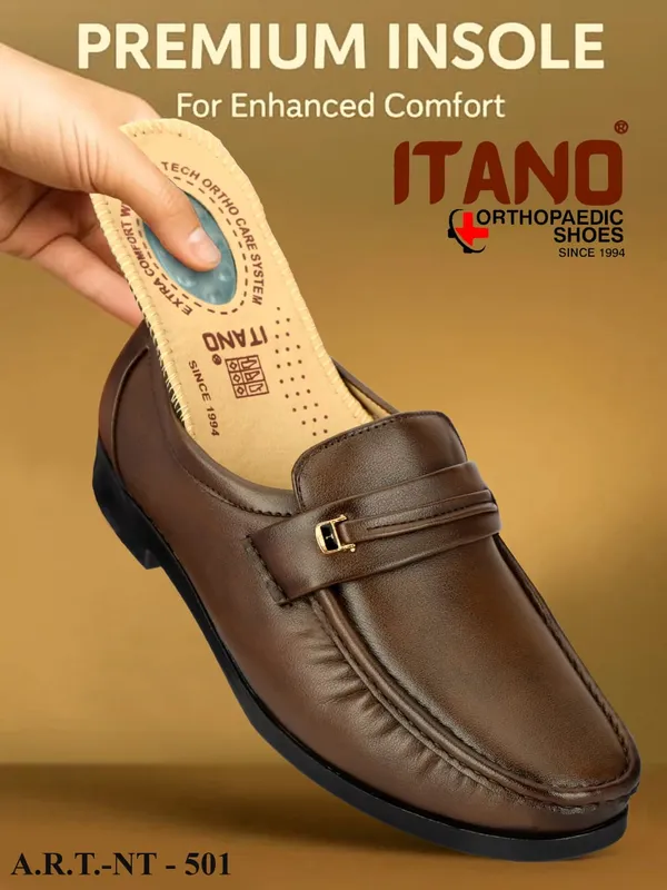 Brown_Orthopaedic_Leather_Casual_Formal_Shoes_For_Men