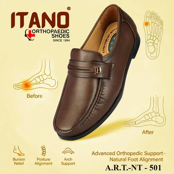 Brown_Orthopaedic_Leather_Casual_Formal_Shoes_For_Men