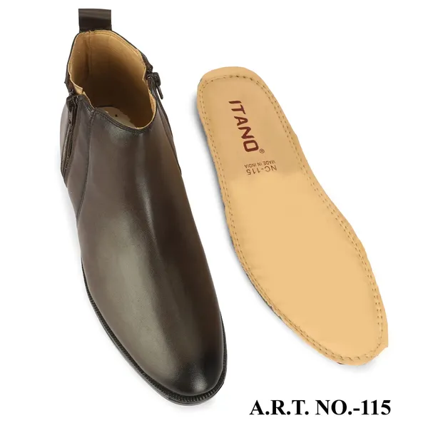 Dark_Brown_Leather_Chelsea_Boots_With_Zipper_For_Men