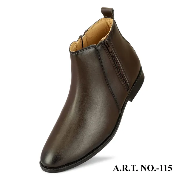 Dark_Brown_Leather_Chelsea_Boots_With_Zipper_For_Men