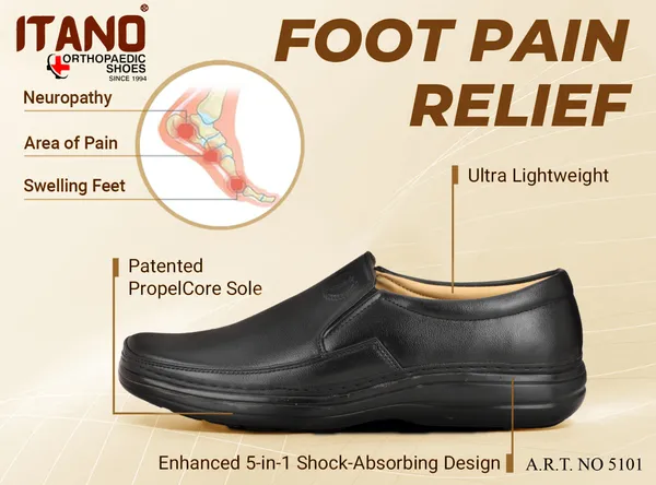 Black_Orthopaedic_Comfort_Slip_On_Formal_Shoes_For_Men